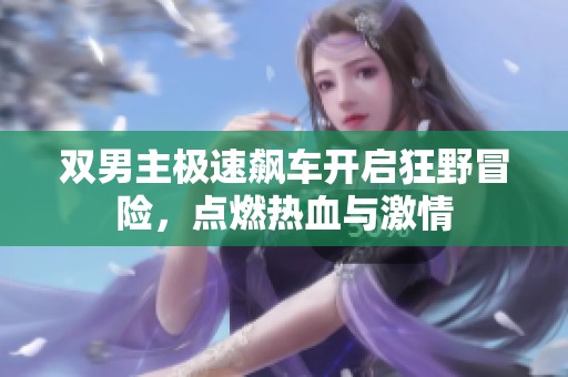 双男主极速飙车开启狂野冒险，点燃热血与激情