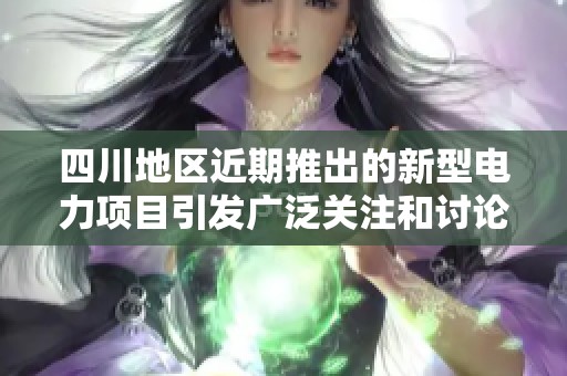 四川地区近期推出的新型电力项目引发广泛关注和讨论