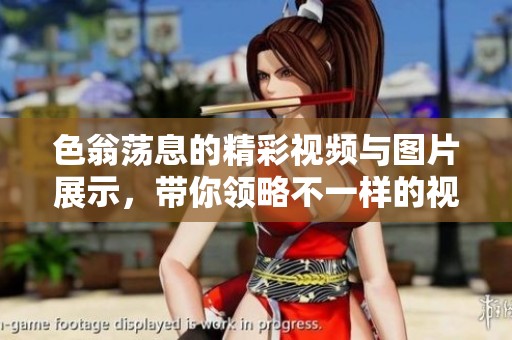 色翁荡息的精彩视频与图片展示，带你领略不一样的视界