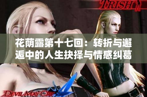 花荫露第十七回：转折与邂逅中的人生抉择与情感纠葛